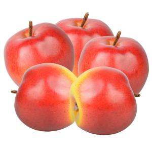 Esschert Design kunstfruit decofruit - 5x - appel/appels - ongeveer 8 cm - rood