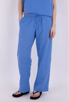 Neo Noir Sonar Linen Pants Dusty Blue