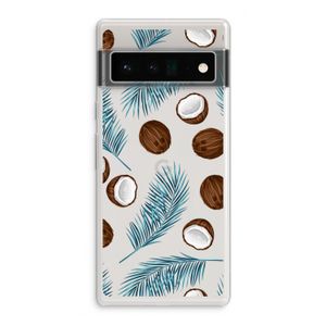 Kokosnoot roze: Google Pixel 6 Pro Transparant Hoesje