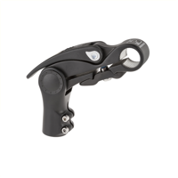 Pro stuurpen verstelbaar met hevel 31,8 / 110 / 28,6 mm mat zwart