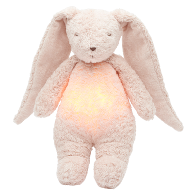 Moonie Slaapknuffel Humming Bunny Roze Natur