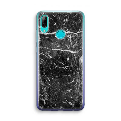 Zwart marmer: Huawei P Smart (2019) Transparant Hoesje