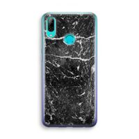 Zwart marmer: Huawei P Smart (2019) Transparant Hoesje