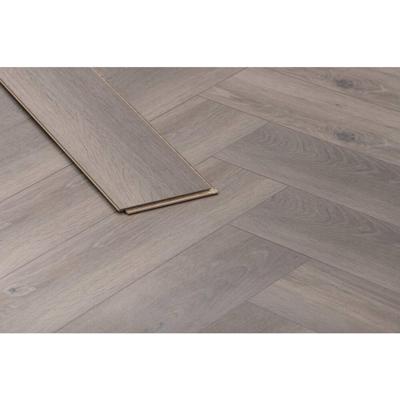Leen Bakker - Laminaat Herringbone - Visgraat Donker Eiken - HDF - Bruin