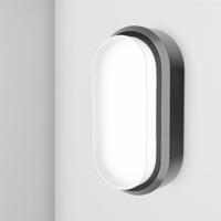 HOFTRONIC™ C-Series - LED Plafondlamp zwart ovaal - Wandlamp - Scheepslamp - IP54 - 12W - 1160lm - 6500K Daglicht wit - voor binnen en buiten