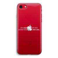 uw waarde daalt niet: iPhone SE 2020 Transparant Hoesje