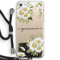 Daisies: iPhone 5 / 5S / SE Transparant Hoesje met koord