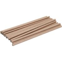 Creativ Company Stro van ongebleekt kraftpapier, l: 195 mm, d 6 mm, 250 stuk/ 1 doos