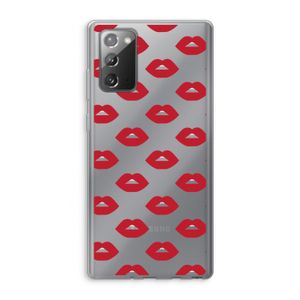 Lips: Samsung Galaxy Note 20 / Note 20 5G Transparant Hoesje