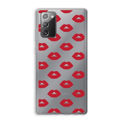 Lips: Samsung Galaxy Note 20 / Note 20 5G Transparant Hoesje