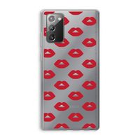Lips: Samsung Galaxy Note 20 / Note 20 5G Transparant Hoesje