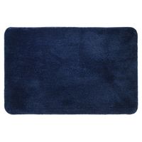 Sealskin Angora badmat polyester 60x90cm blauw - thumbnail