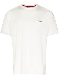 Kiton t-shirt à logo imprimé - Blanc