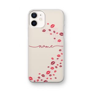 Kusjes: iPhone 12 mini Transparant Hoesje