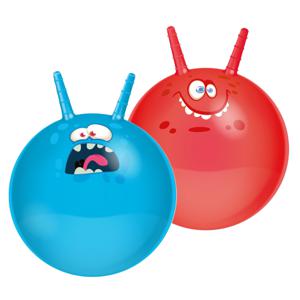 Skippyballen Funny Faces - set van 2 - 45 cm - buitenspeelgoed voor kleine kinderen