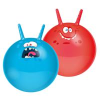 Skippyballen Funny Faces - set van 2 - 45 cm - buitenspeelgoed voor kleine kinderen - thumbnail