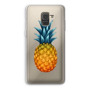 Grote ananas: Samsung Galaxy A8 (2018) Transparant Hoesje