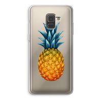 Grote ananas: Samsung Galaxy A8 (2018) Transparant Hoesje