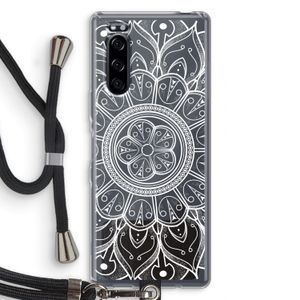 Roses Are Red: Sony Xperia 5 Transparant Hoesje met koord