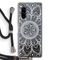 Roses Are Red: Sony Xperia 5 Transparant Hoesje met koord