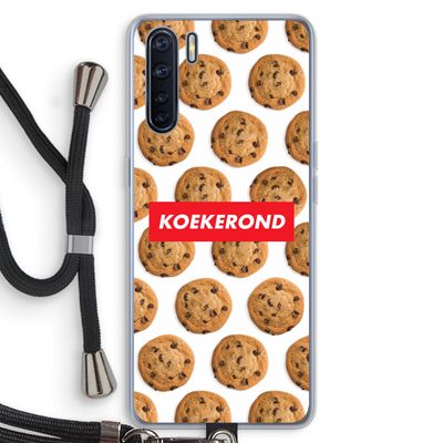 Koekerond: Oppo A91 Transparant Hoesje met koord