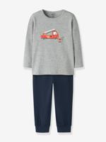 Pyjama brandweerman jongen NAME IT gemêleerd grijs