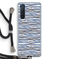 Verrassende lijnen: Sony Xperia 5 II Transparant Hoesje met koord