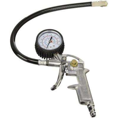 Opblaaspistool met manometer All Ride Zilverkleurig