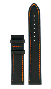 Horlogeband Tissot T610033933 Leder Zwart 19mm