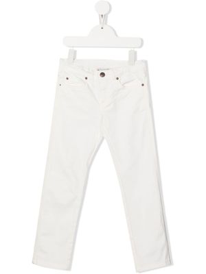 Bonpoint pantalon Bonnie à coupe slim - Blanc
