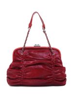 CHANEL Pre-Owned sac porté épaule à fronces (2006-2008) - Rouge