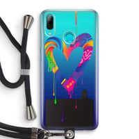 Melts My Heart: Huawei P Smart (2019) Transparant Hoesje met koord