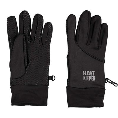 Heat Keeper thermo handschoenen - voor volwassenen - zwart - met voering - voor buiten sporten Heat Keeper thermo handschoenen - voor volwassenen - zwart - met voering - voor buiten sporten