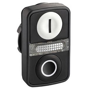 Schneider Electric ZB5AW7A1721 Frontelement voor dubbele drukknop 1 stuk(s)