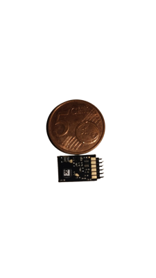 train-O-matic 02010107 functie decoder NEM 651 6 gebogen pin