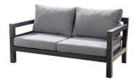 Midori sofa 2 seater alu dark grey/mixed grey - Yoi - thumbnail