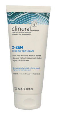 Ahava Clineral X-Zem Head-to-Toe Cream 200 ml