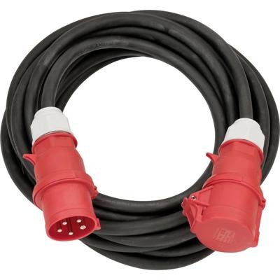 Brennenstuhl 1167320100 Stroom Verlengkabel 32 A Zwart 10.00 m H07RN-F 5G 6 mm²