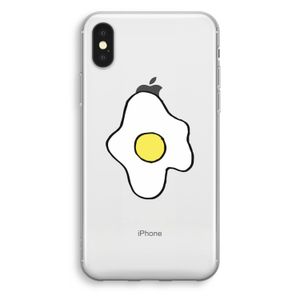 Spiegelei: iPhone X Transparant Hoesje