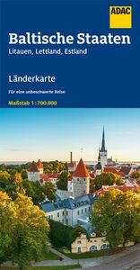 Wegenkaart - landkaart Balticum Estland, Letland, Litouwen (Baltische