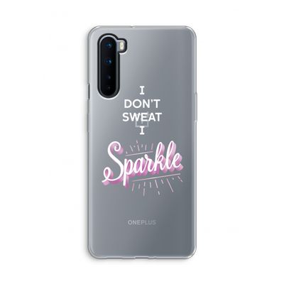 Sparkle quote: OnePlus Nord Transparant Hoesje