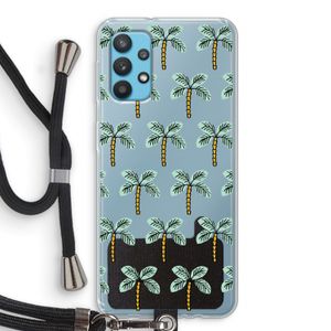 Paradise: Samsung Galaxy A32 4G Transparant Hoesje met koord