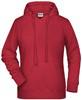 James & Nicholson JN8023 Ladies´ Hoody - /Carmine-Red-Melange - L