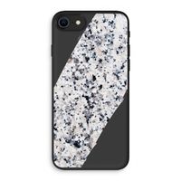 Gespikkelde marmer: iPhone SE 2020 Biologisch afbreekbaar hoesje