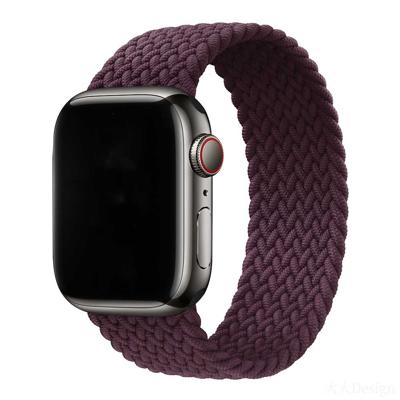 Apple Watch Nylon Gevlochten Solo Band - Kers - 44, 45, 46 & 49mm - L Apple Watch Nylon Gevlochten Solo Band - Kers - 44, 45, 46 & 49mm - L
