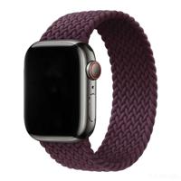 Apple Watch Nylon Gevlochten Solo Band - Kers - 44, 45, 46 & 49mm - L Apple Watch Nylon Gevlochten Solo Band - Kers - 44, 45, 46 & 49mm - L
