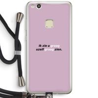 uzelf graag zien: Huawei Ascend P10 Lite Transparant Hoesje met koord