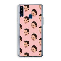 Ugly Cry Call: Samsung Galaxy A20s Transparant Hoesje Ugly Cry Call: Samsung Galaxy A20s Transparant Hoesje