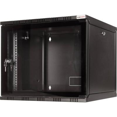 LogiLink 19 WALLMOUNT SOHO BOX 9U 540*400, BLACK, FLATPACK 19inch-wandkast (b x h x d) 540 x 456 x 400 mm 9 HE Zwart (RAL 9005)