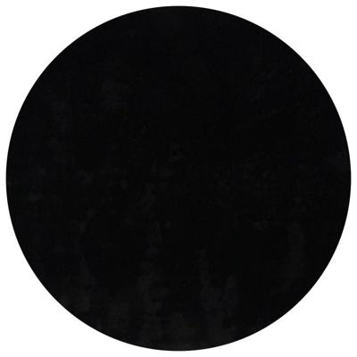 Vloerkleed Cowan rond zwart 25